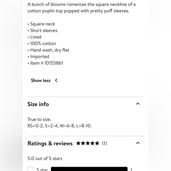 English Factory Rosette top brand new - Picture 5 of 5